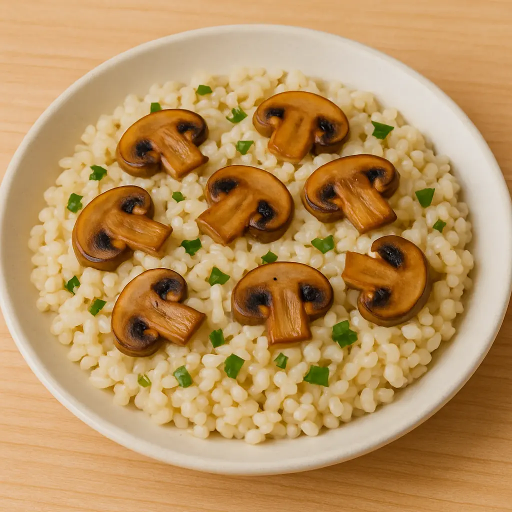 Risotto med svampe opskrift