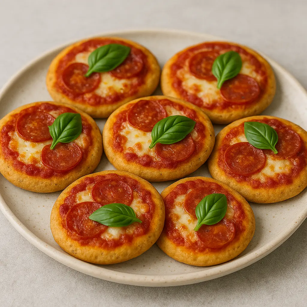 Mini-pizzaer opskrift