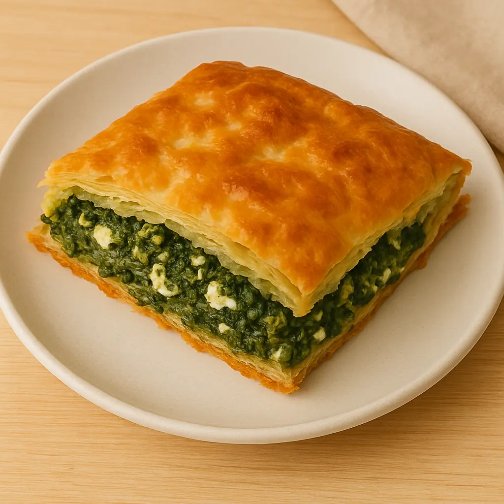 Spinat- og feta-pie (Spanakopita) opskrift