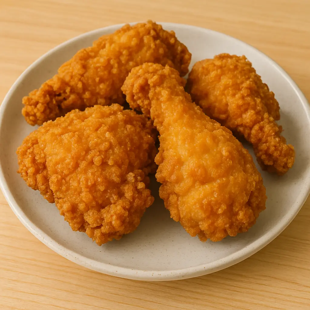 Fried chicken (stegt kylling) opskrift