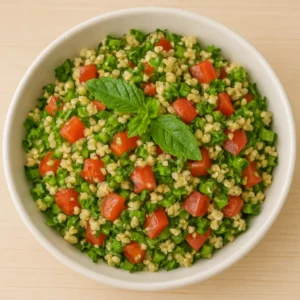 Tabouleh med bulgur og persille opskrift