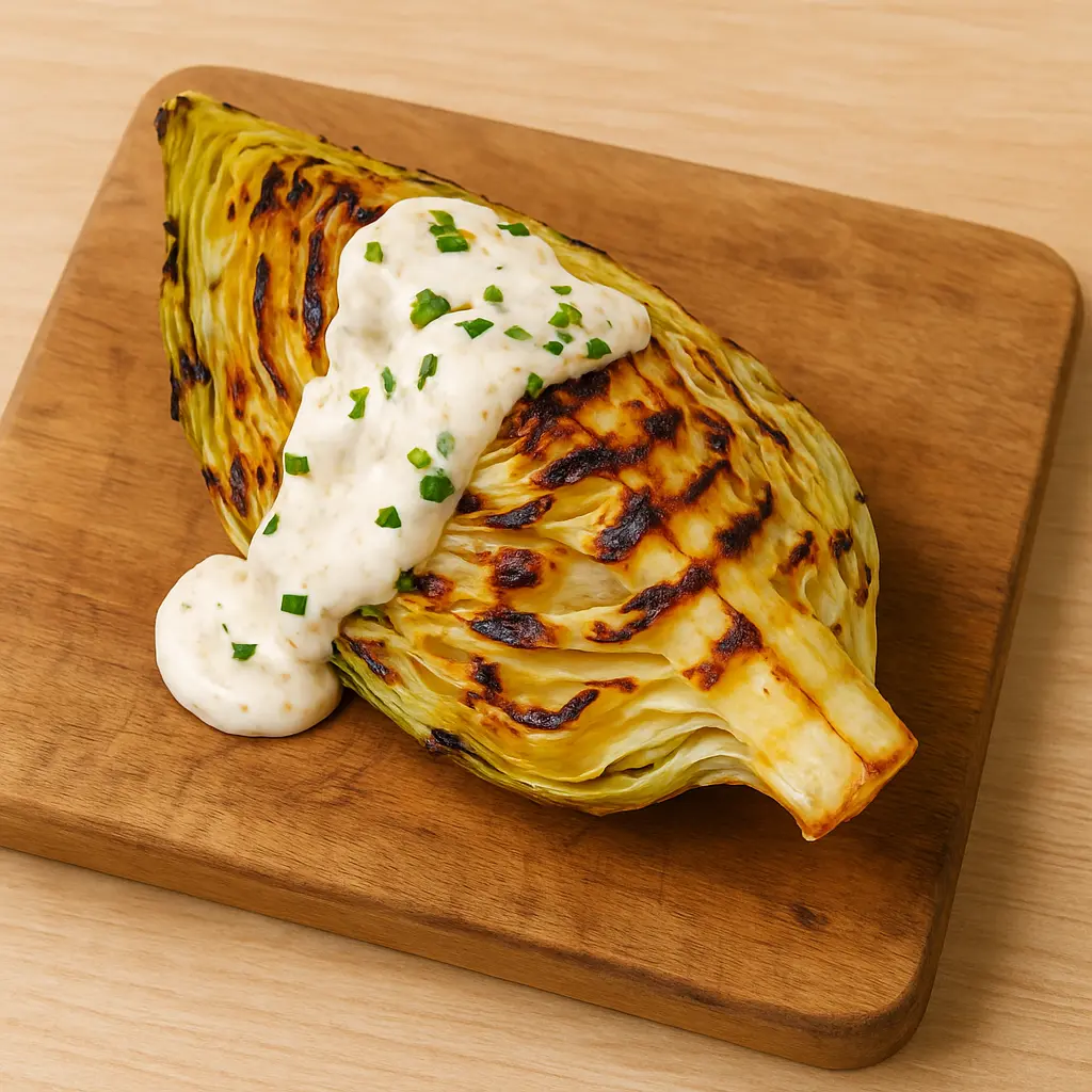 Grillet kål opskrift