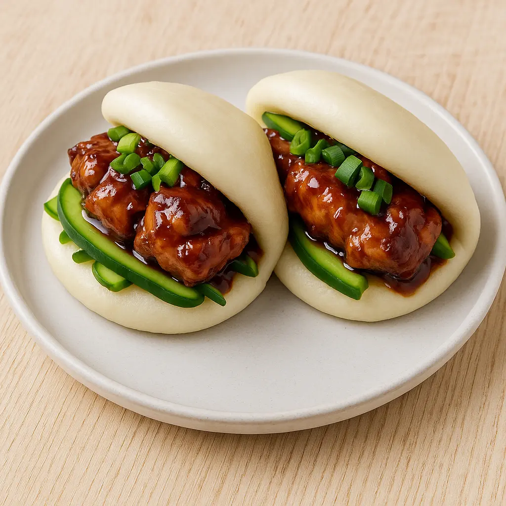 Bao med sticky kylling og hoisin opskrift