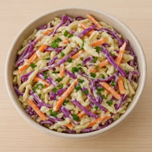 Coleslaw (klassisk eller vegansk) opskrift