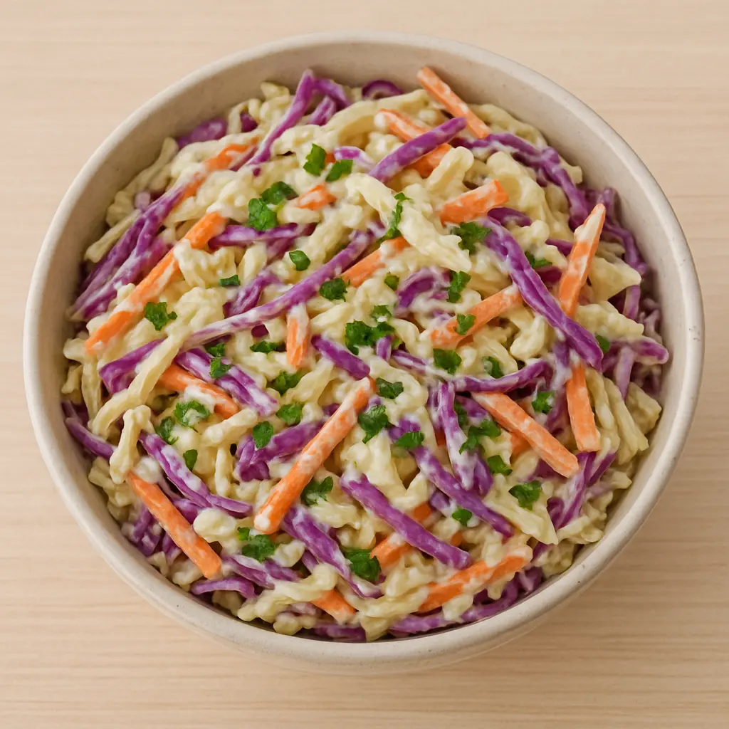Coleslaw (klassisk eller vegansk) opskrift