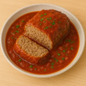 Meatloaf (kødrand med tomatsauce) opskrift