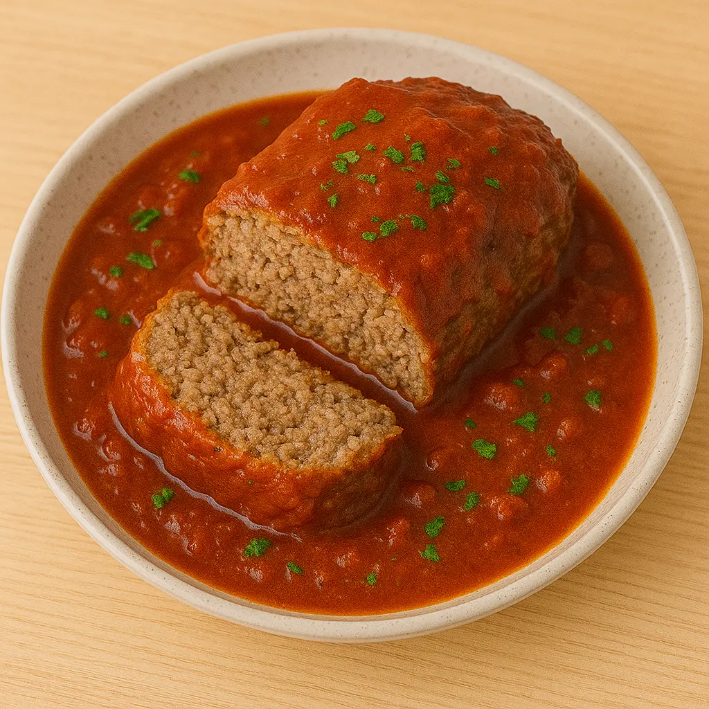 Meatloaf (kødrand med tomatsauce) opskrift