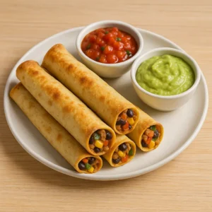 Veggie taquitos opskrift