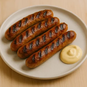 Hjemmelavede grillpølser eller bratwurst opskrift