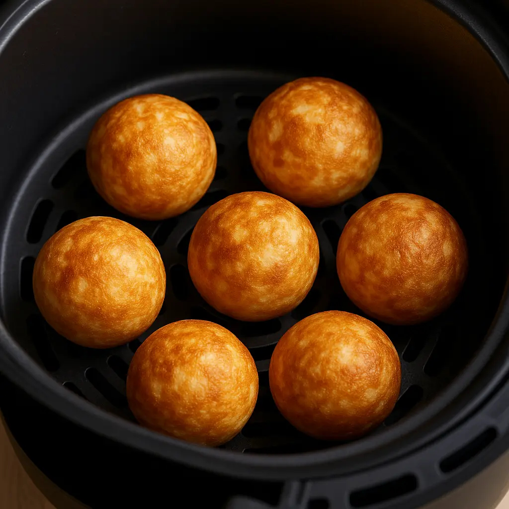 Æbleskiver i airfryer