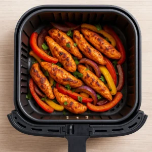 Kyllingefajitas i airfryer